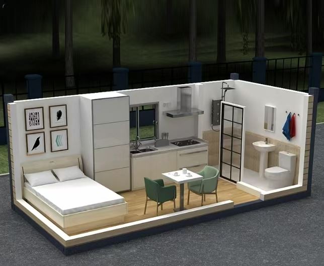 Casa de containere de 20 de metri